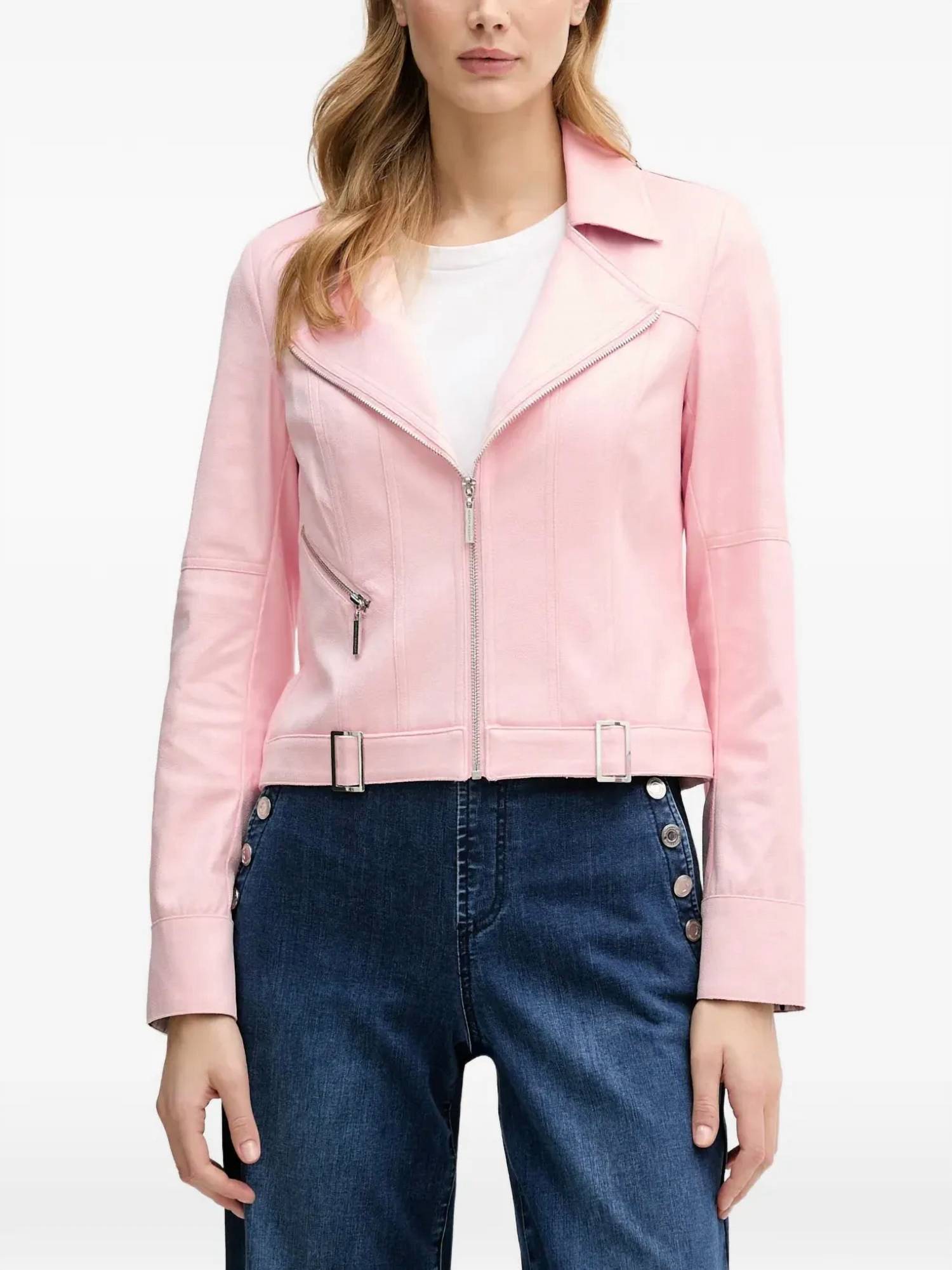 Joseph Ribkoff - Zip-up Biker Jacket
