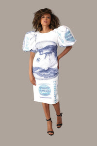For Her Nyc - Scuba Midi Dress