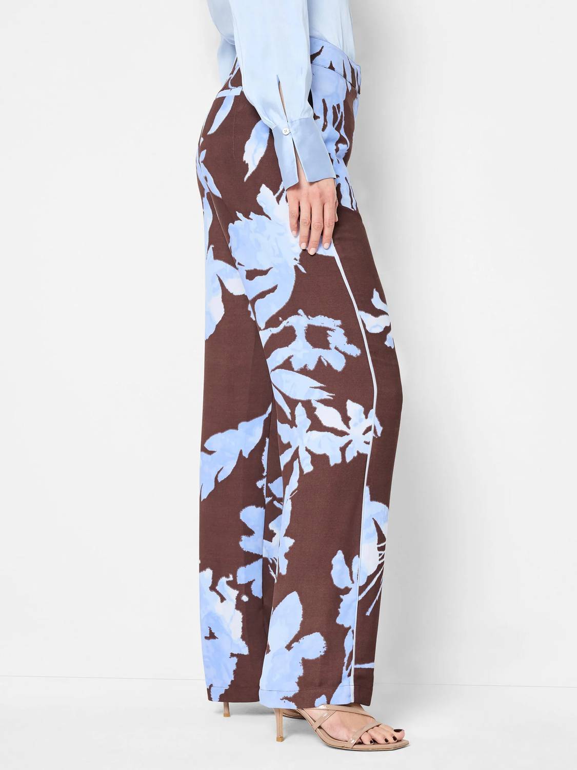 Nic + Zoe - Cloud Blossom Eliot Wide Leg Pants