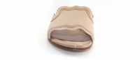 French Sole Women's Kennedy Sandal in beige - women's sandal - detail view