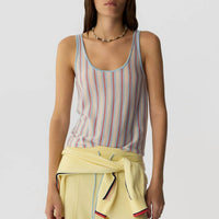 Guest In Residence - Fine Stripe Tank Top