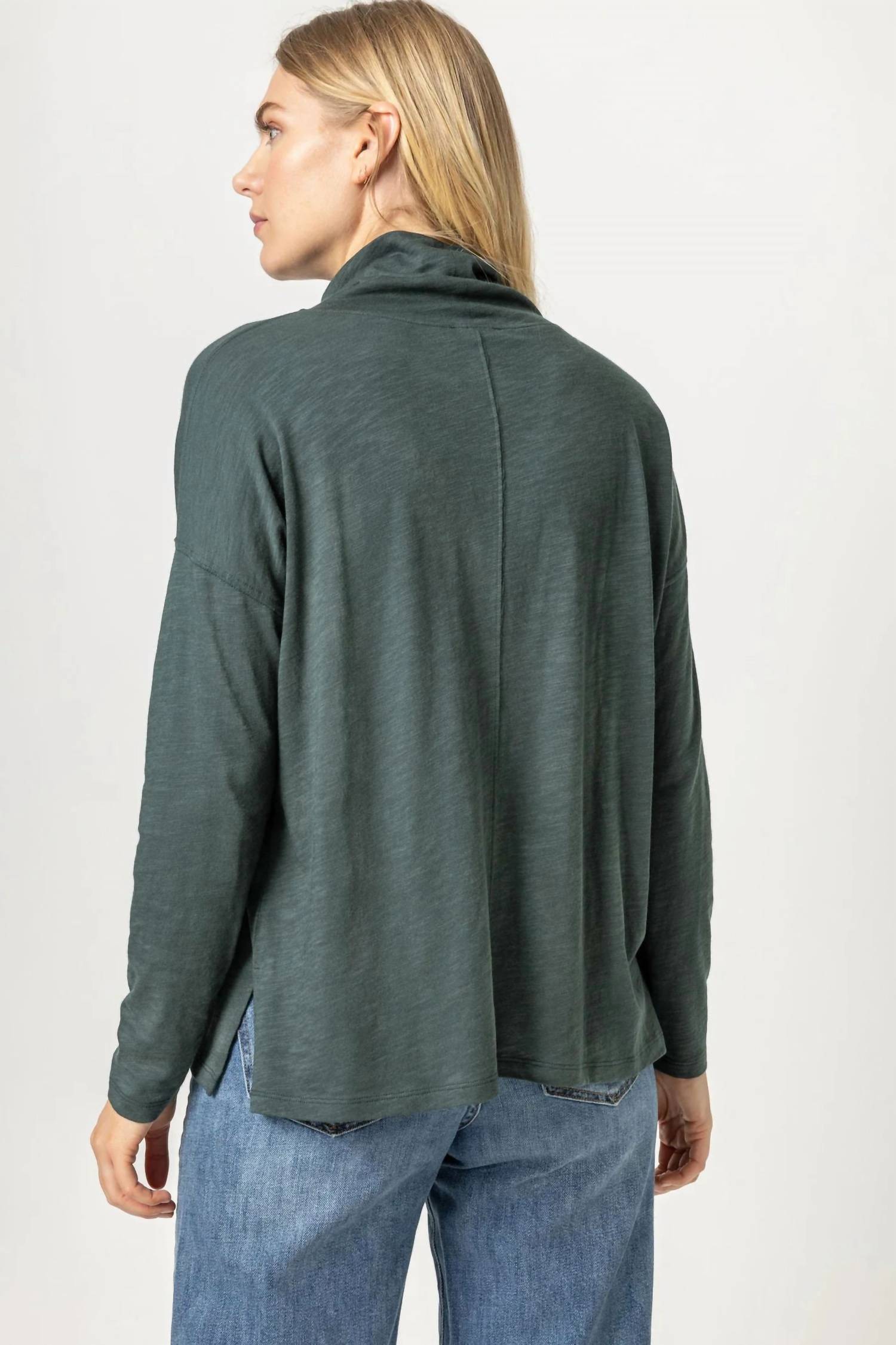 Lilla P - Easy Mock Neck Top