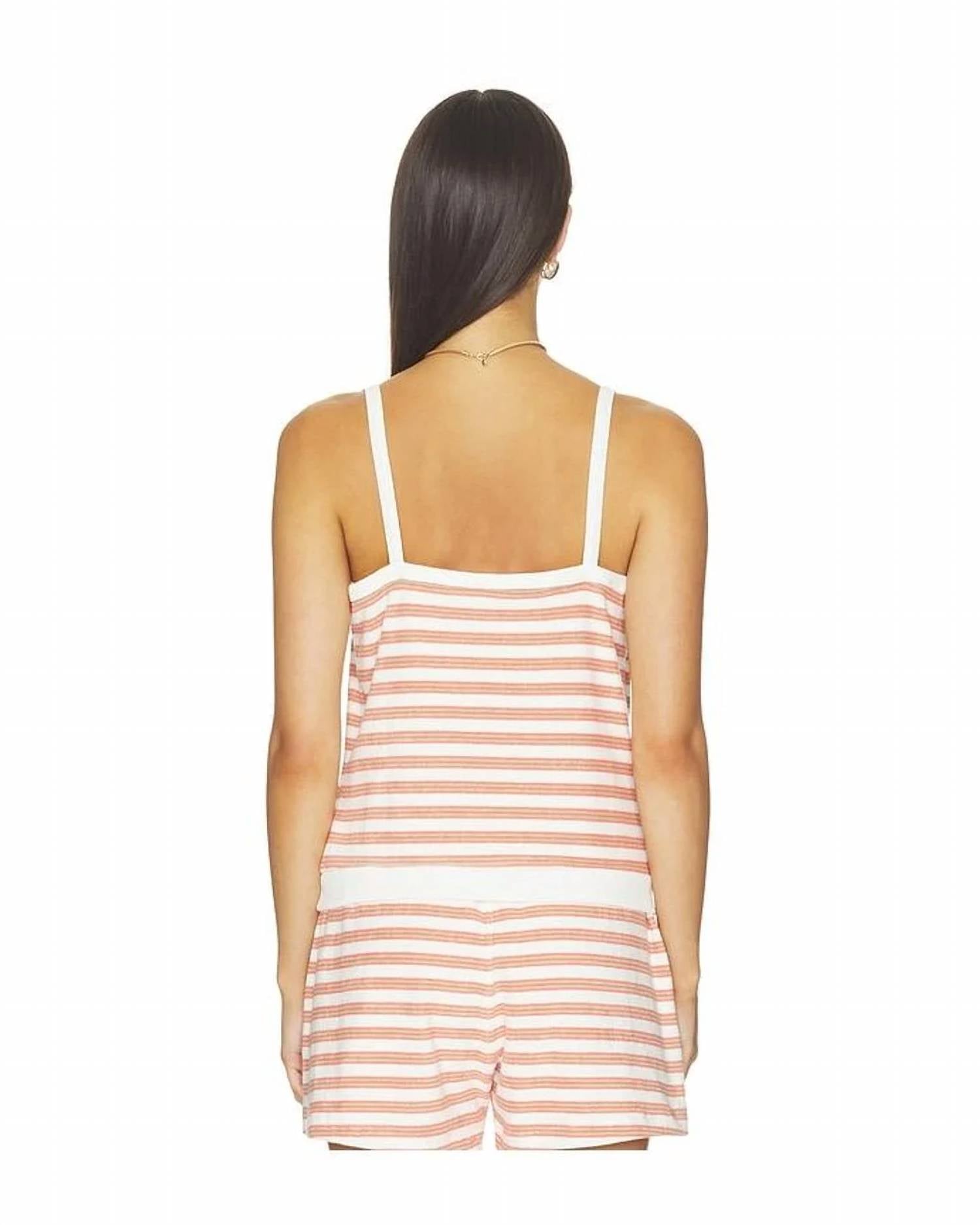Bobi - Striped Terry Knit Tank Top