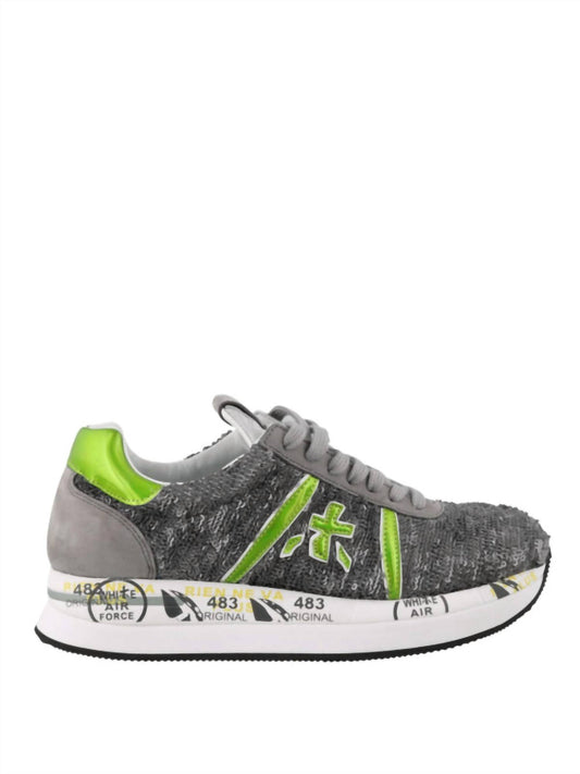 Premiata - Women's Conny 4504 Sequin Upper Sneakers