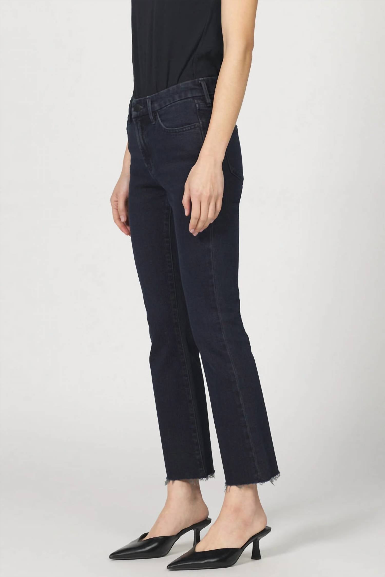 DEAR JOHN DENIM Jeanne Crop Flare Jeans in joji - women's jeans - alternate view