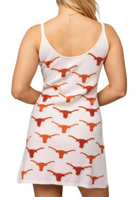 Queen Of Sparkles - Licensed Texas Knit Rhinestone Mascot Tank Dress
