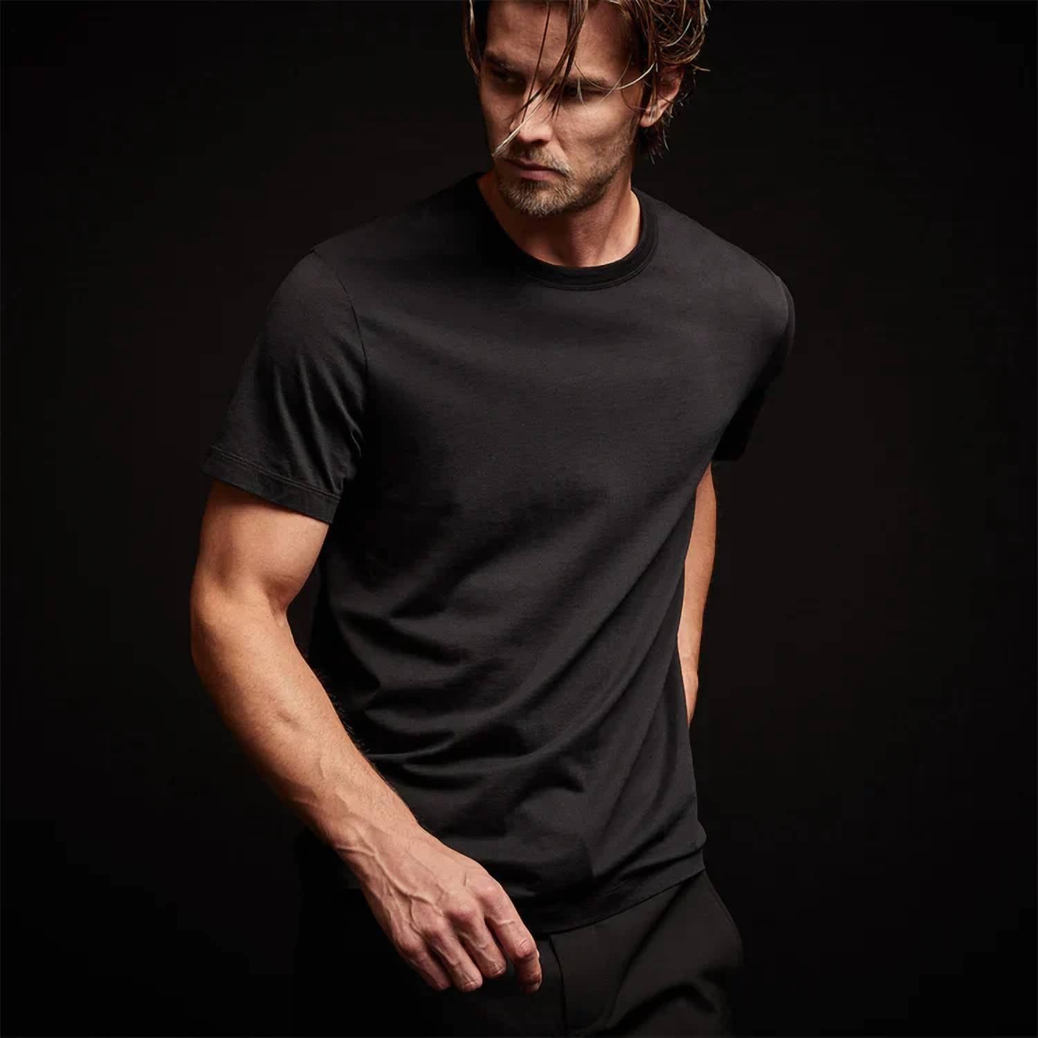James Perse - Elevated Lotus Jersey Short Sleeve Crew