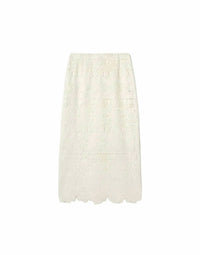 La Doublej - Lacey Macrame Pencil Skirt