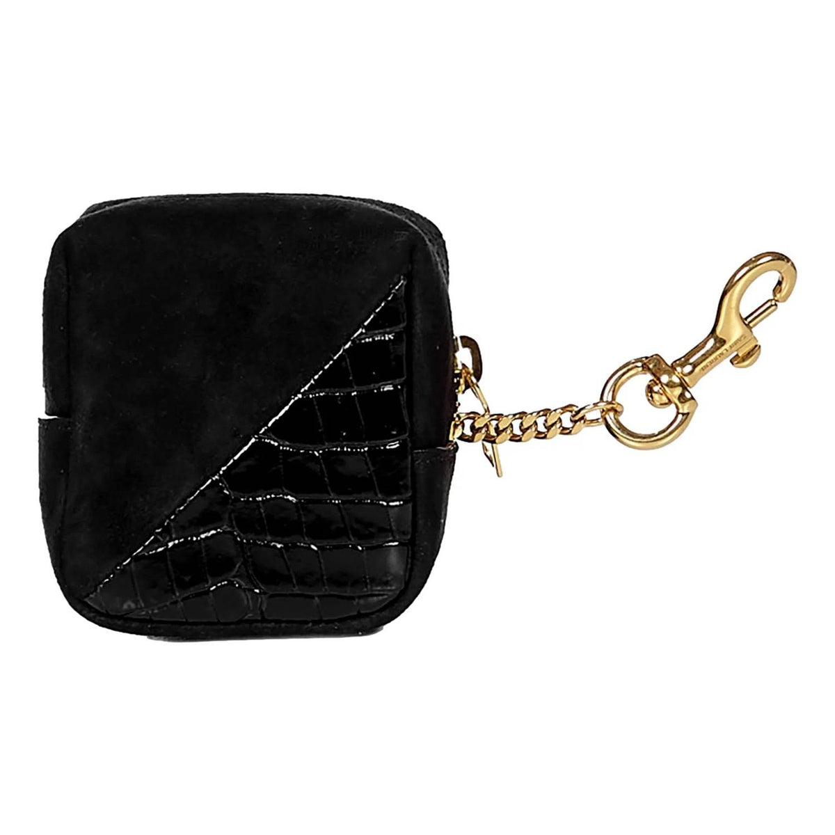 Saint Laurent - Women's Jamie Ysl Cube Crocodile Print Leather Key Ring