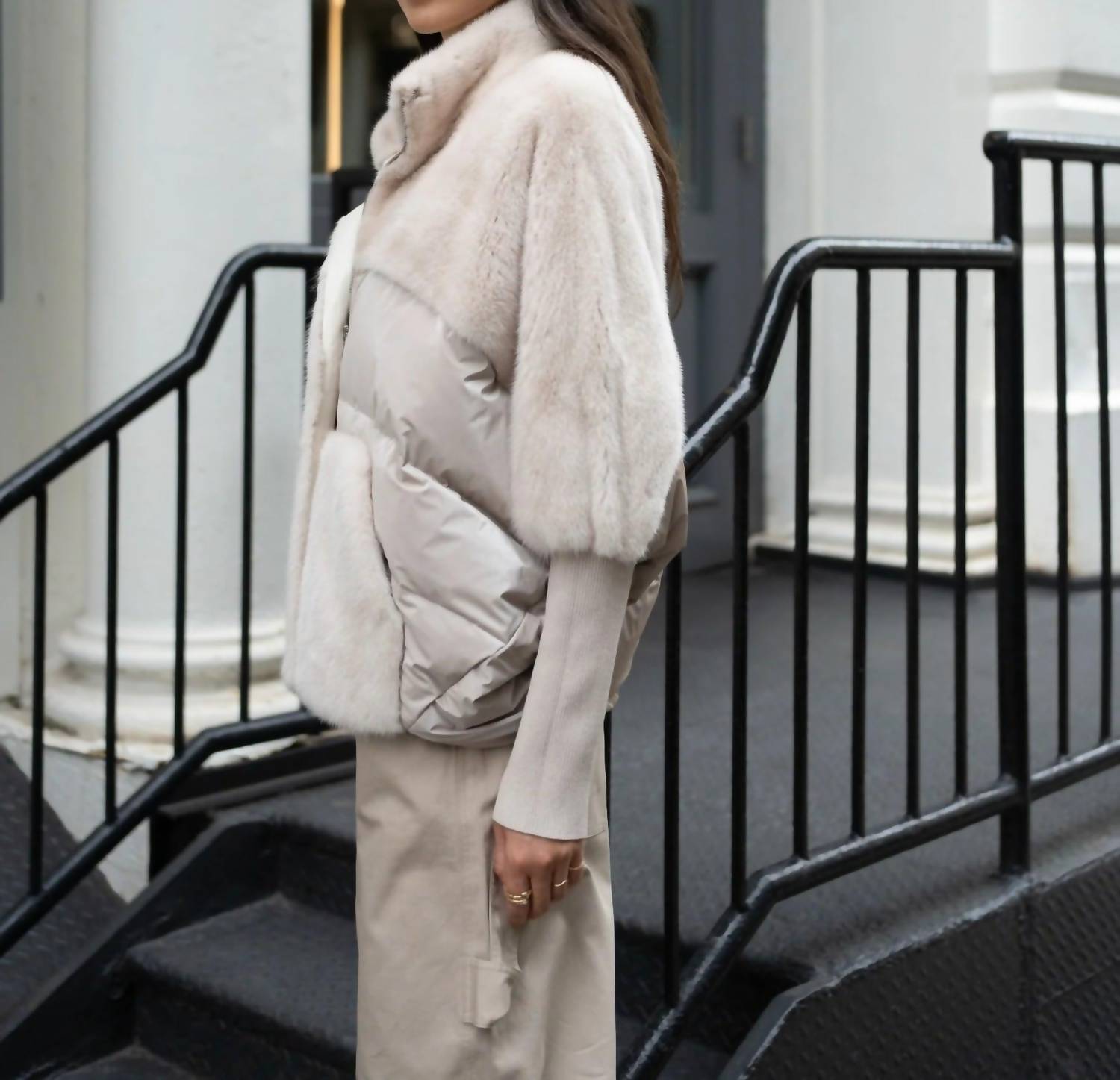 Diomi - Mink Puffer Jacket