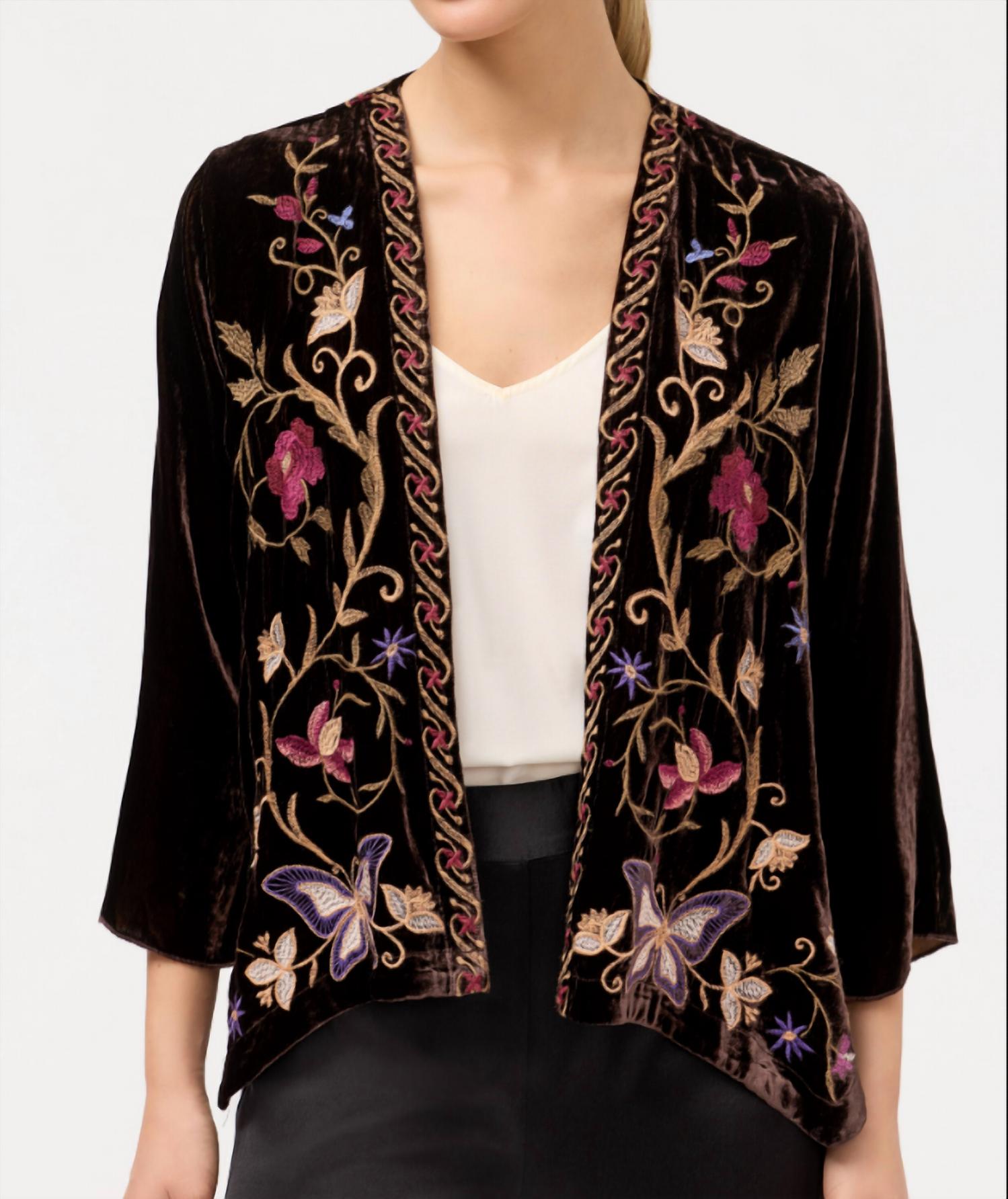 Johnny Was - Velvet Bolero Carmina Top