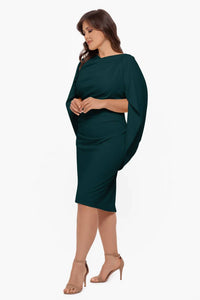 Betsy & Adam - Scuba Crepe Caplet Knee Dress