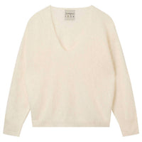 Jumper1234 - Cashmere Brushed Boxy Vee
