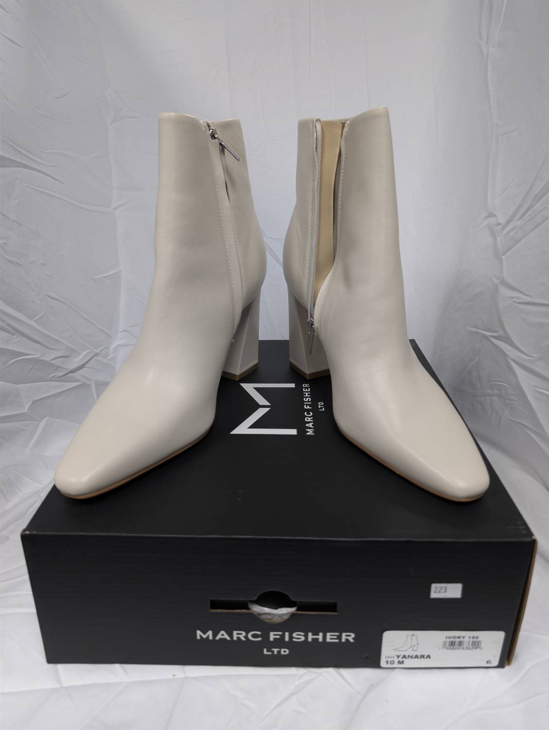Marc Fisher - Women's Yanara Heeled Leather Bootie