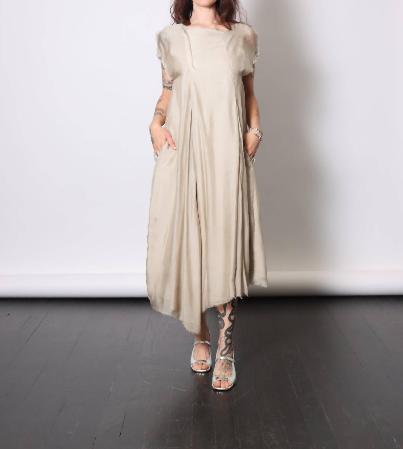 Sanctamuerte - Asymmetric Midi Dress