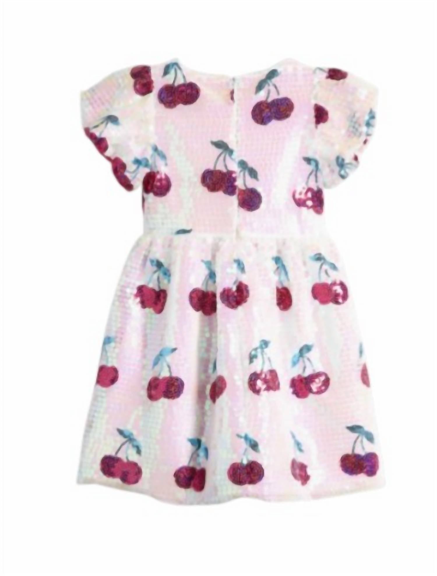 Lola + The Boys - Kid's Cherry Sequin Dress