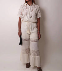 Miss Me - Wide Leg Tiered Pants