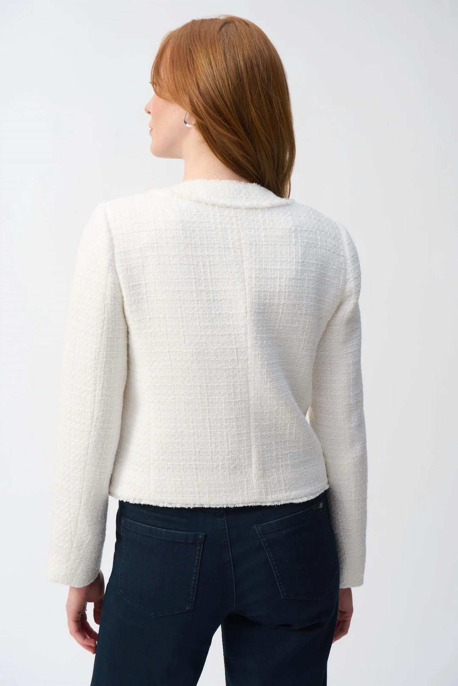 Joseph Ribkoff - Boucle Chain Detail Jacket