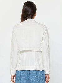 Current Air - Layered Denim Jacket & Vest Set