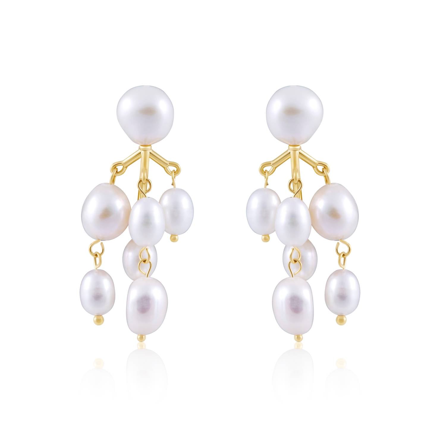 Sahira Jewelry Design - Women's Esther Pearl Drop Earring