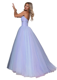 Rachel Allan - Tulle Strapless A-line Gown