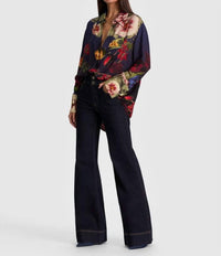 Alice + Olivia - Finely Oversized Button Down Top