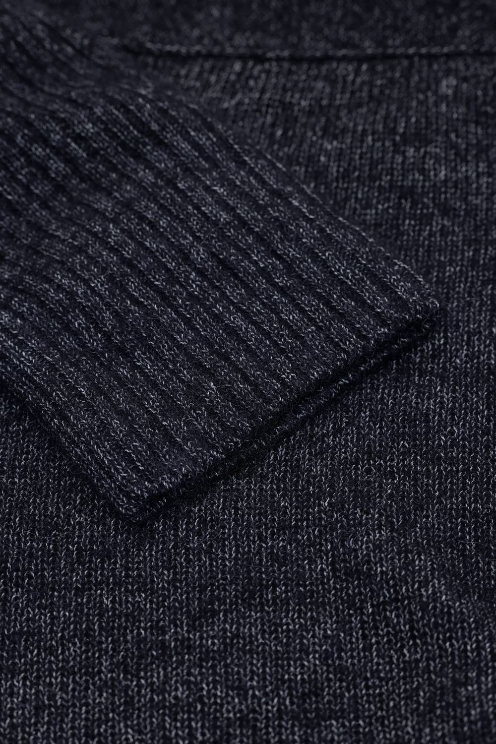 Closed - Wide Collar Long Sleeve Knit Sweater Top