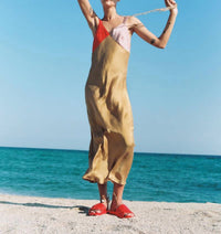 Silk Laundry - Deco Snapper Midi Dress