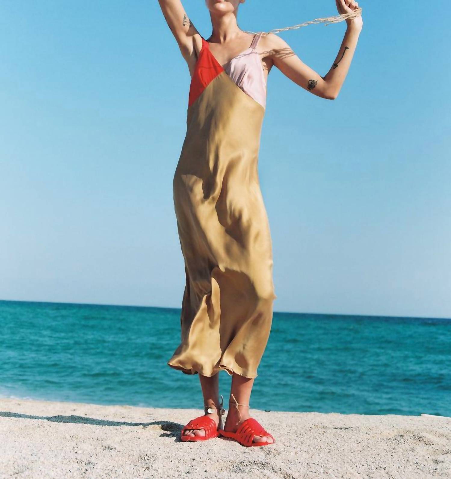 Silk Laundry - Deco Snapper Midi Dress