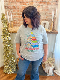 Southern Attitude - Booked For Christmas Tee