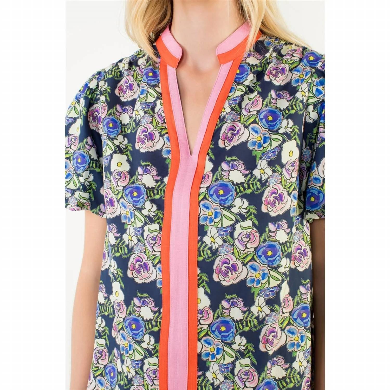 Thml - Floral Puff Sleeve Top