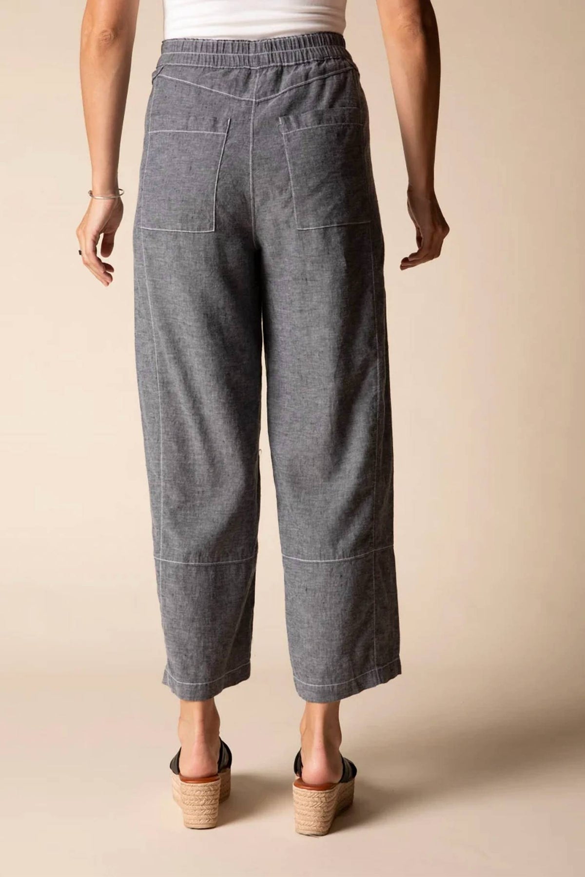Habitat - Linen Seamed Crop Pant