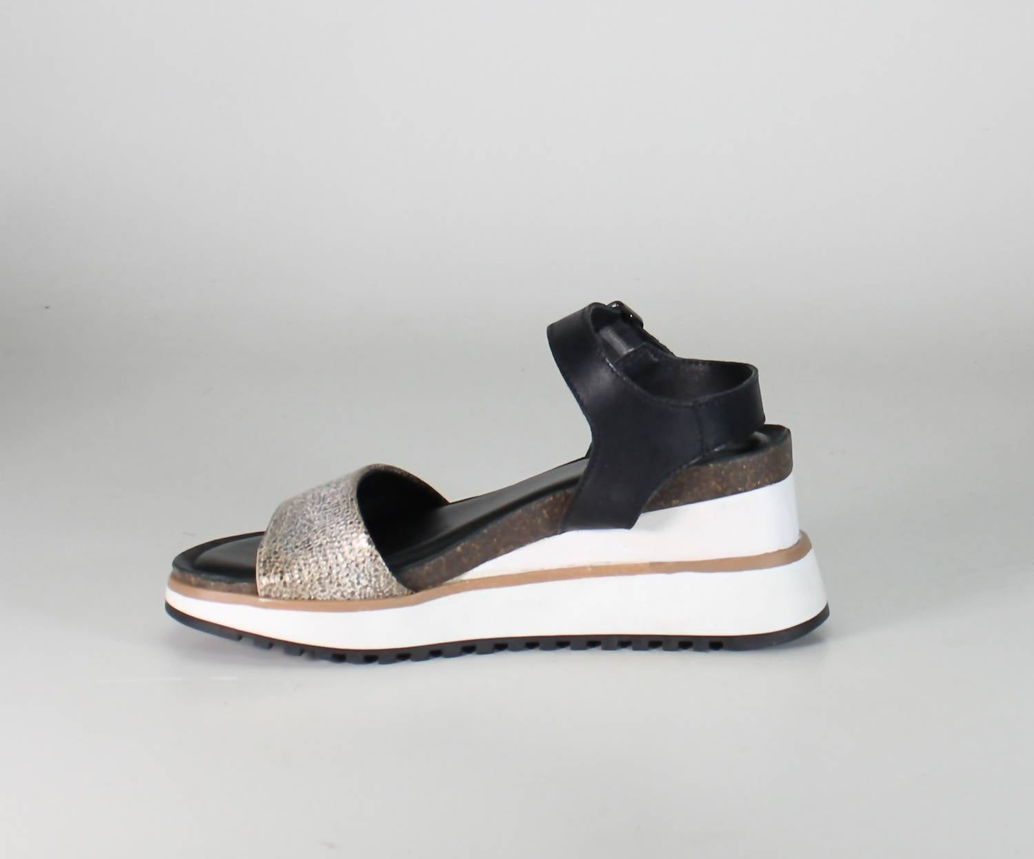 DIBA True Women's Sky High Sandals in pewter black - women's sandal - view 4