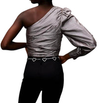 Les Coyotes De Paris - Girl's Manouk Metal Strip Top