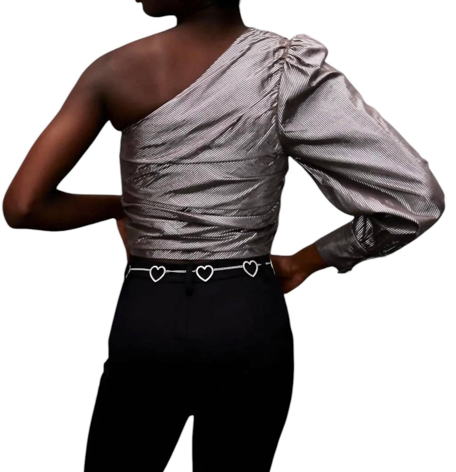 Les Coyotes De Paris - Girl's Manouk Metal Strip Top