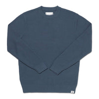 Long Wharf Supply Co. Men's Madaket Seawell Crewneck Sweater in marine - men's sweater