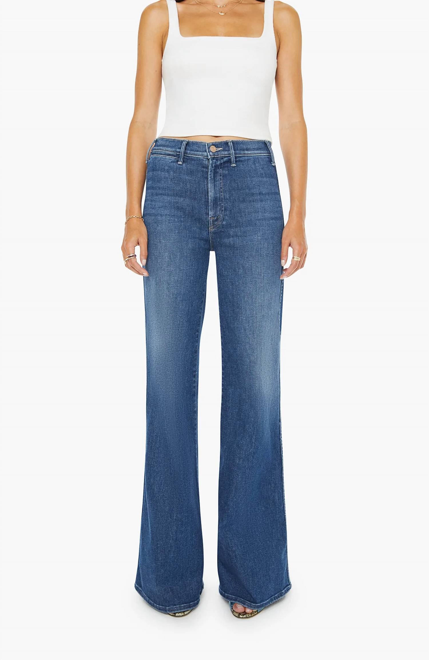 Mother - Hustler Roller Sneak Wide Leg Jeans