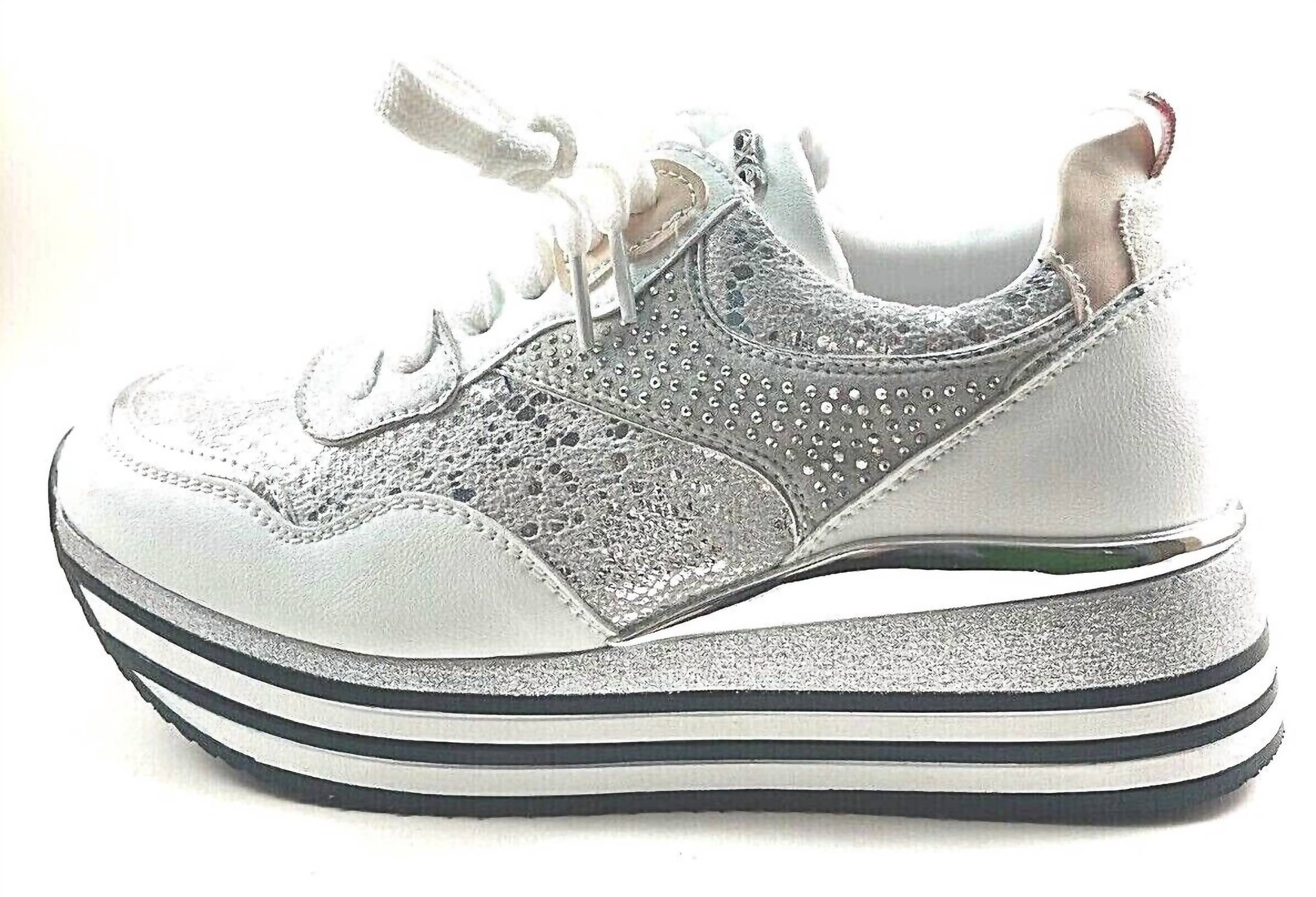 Exe - Women's Lace Up Low Wedge Platform Fashion Sneaker