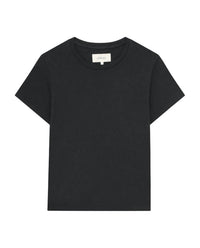 THE GREAT. The Little Tee in almost black - women's t-shirt - view 6
