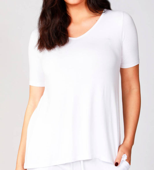 Short Sleeve V-Neck T Shirt