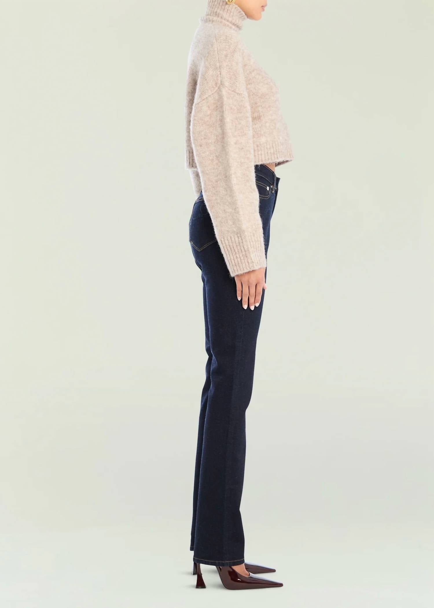 SER.O.YA Tahara Sweater in desert - women's sweater - alternate view