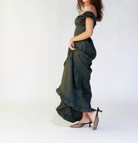 Pretty Garbage - Gingham Maxi Dress