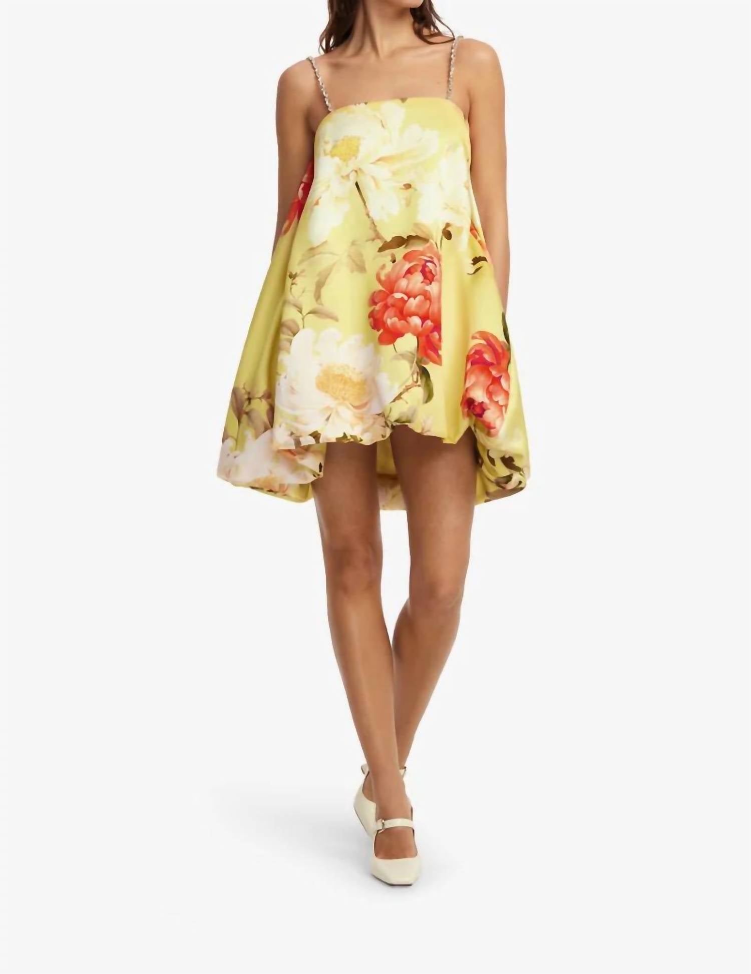 Leo Lin - Patsy Embellished Puff Mini Dress