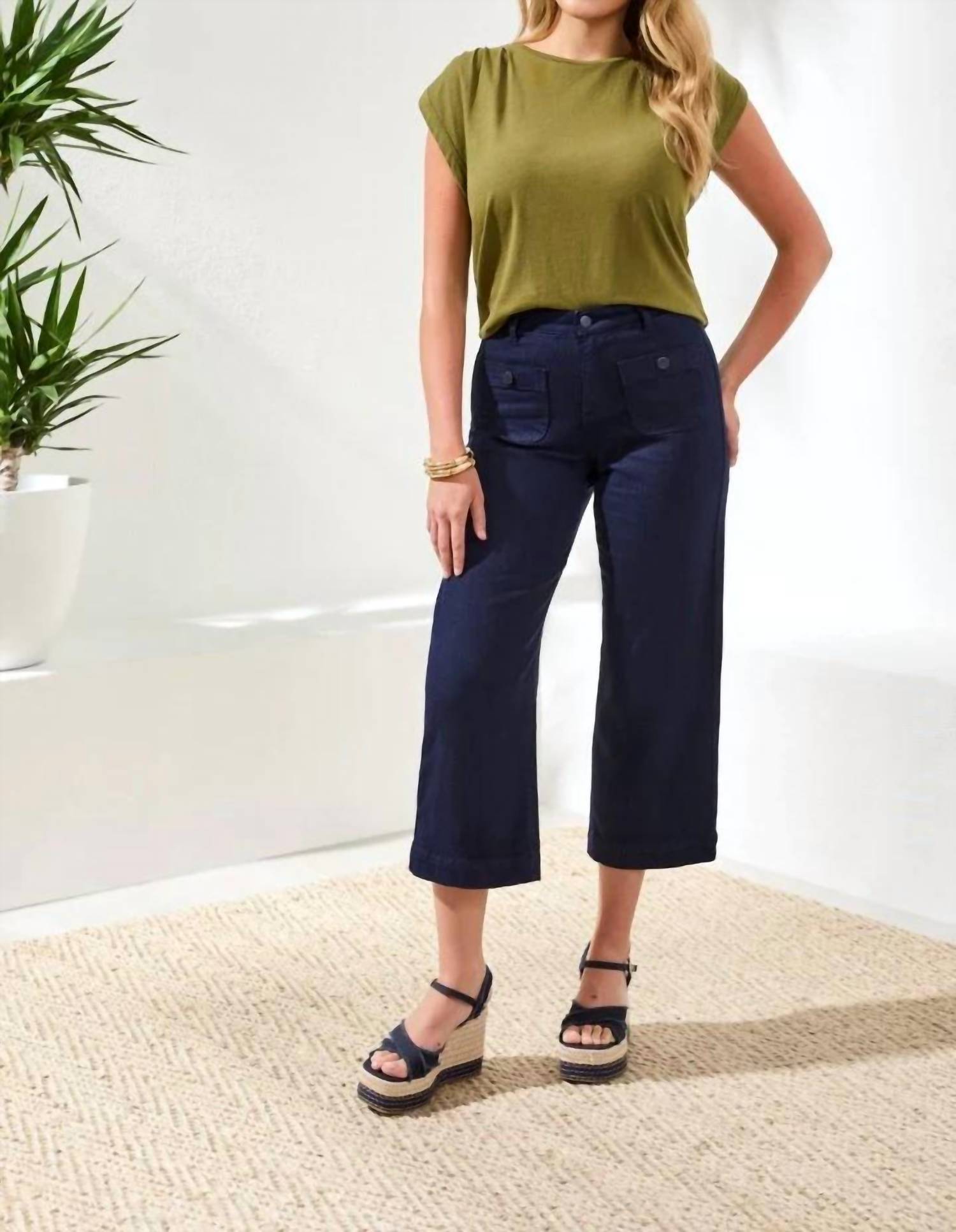 Tribal - Sophia Palazzo Leg Hugging Jeans