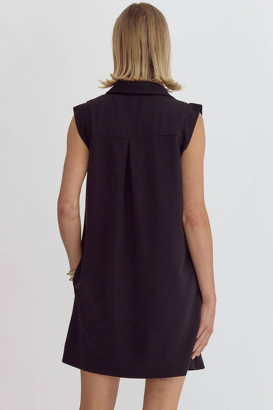 Entro - Textured Mini Dress