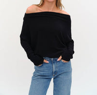 Six/Fifty - Women's Anywhere Lurex Off The Shoulder Top