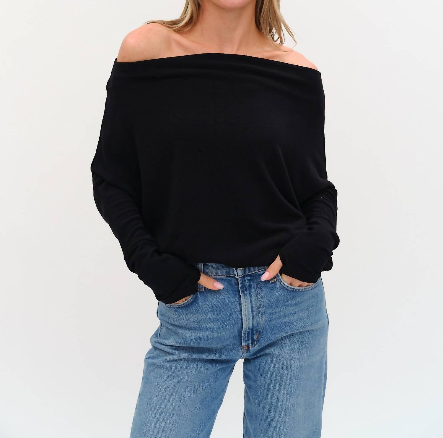 Six/Fifty - Women's Anywhere Lurex Off The Shoulder Top