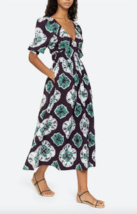 Sea - Aveline puff sleeve dress