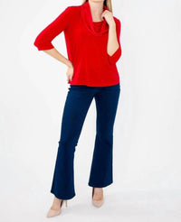 Joseph Ribkoff - Cowl Neck Top