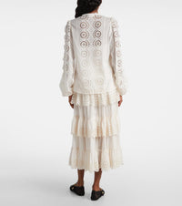 Zimmermann - Lucky Embroidered Blouse